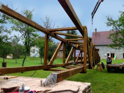 Mât d'éolienne - Doubs - 06